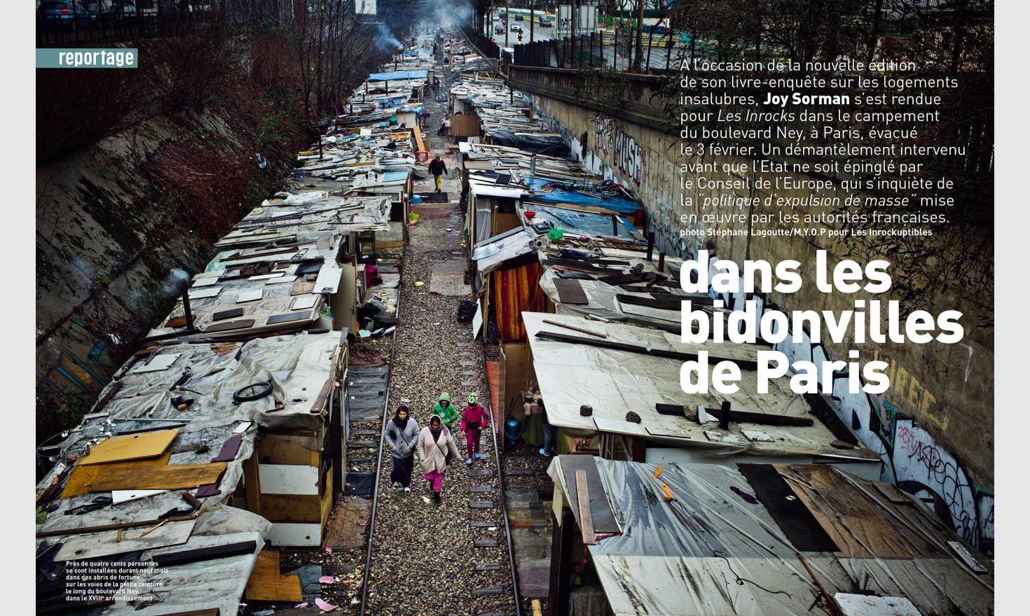 Dans les bidonvilles de Paris