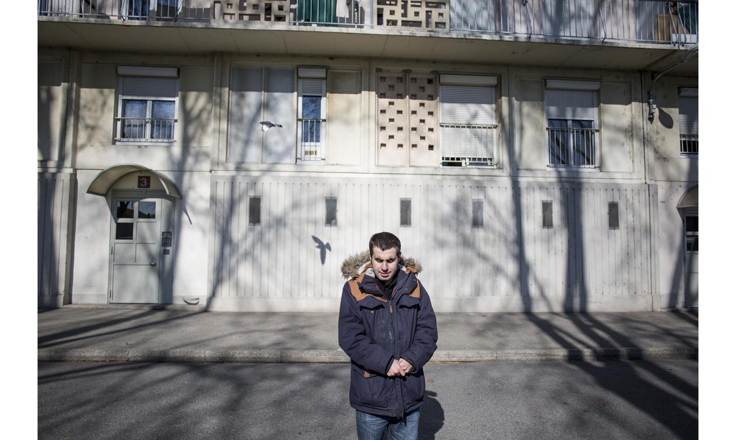 ©France Keyser /MYOP DAVID MURADYAN For The New York Times. He is now under house arrest since the attacks in Paris on 13 november