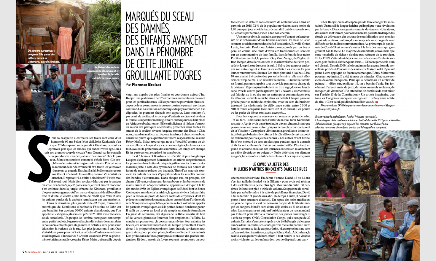 Paris Match - Enfants Sorciers