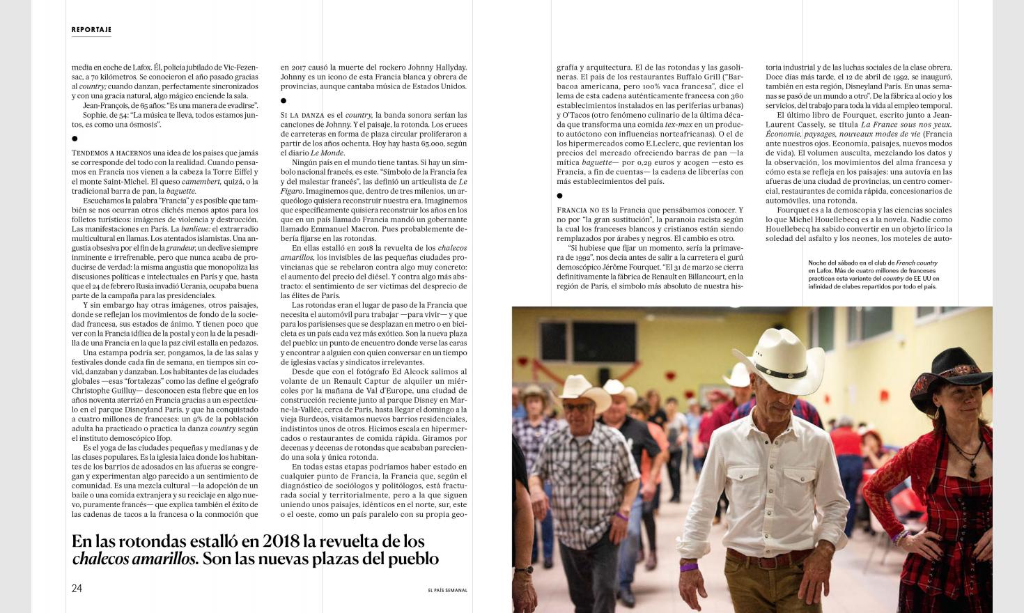 France of light and darkness, for El Pais Semanal 
