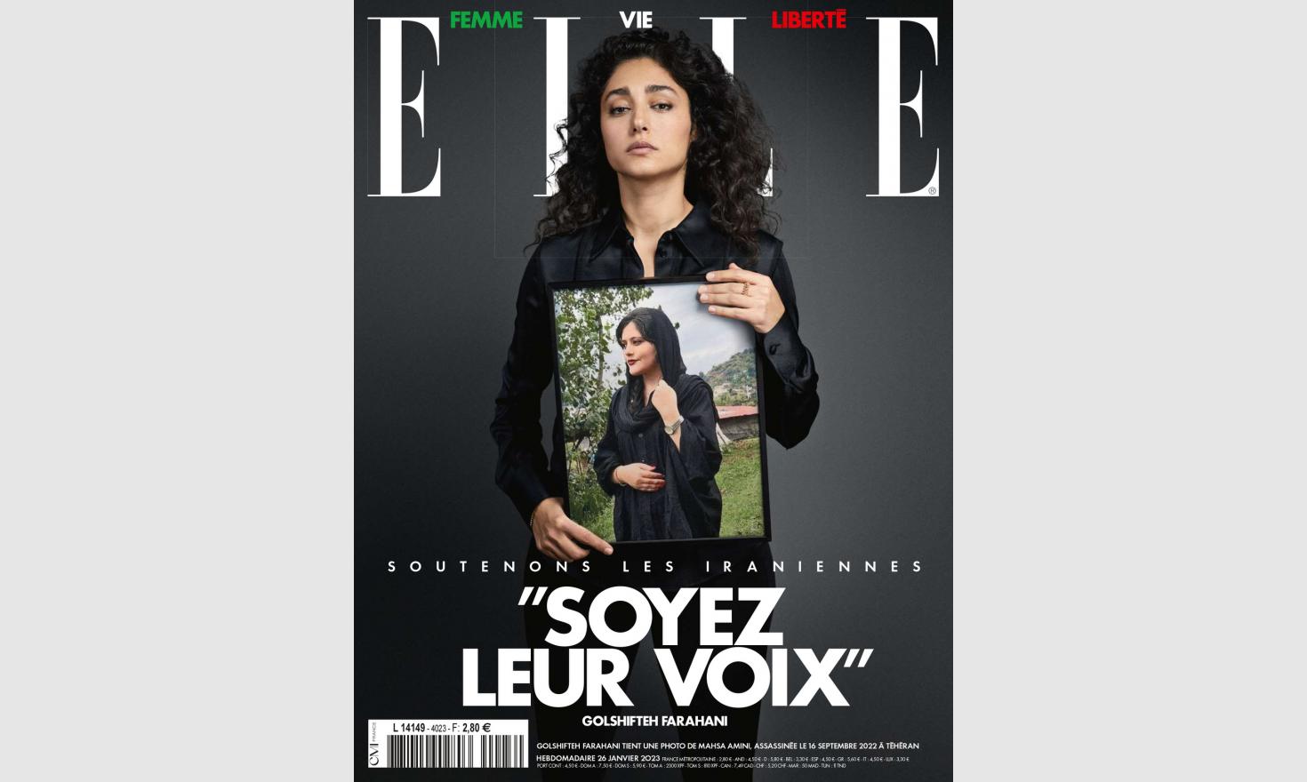 Golshifteh Farahani © Ed Alcock / MYOP for ELLE