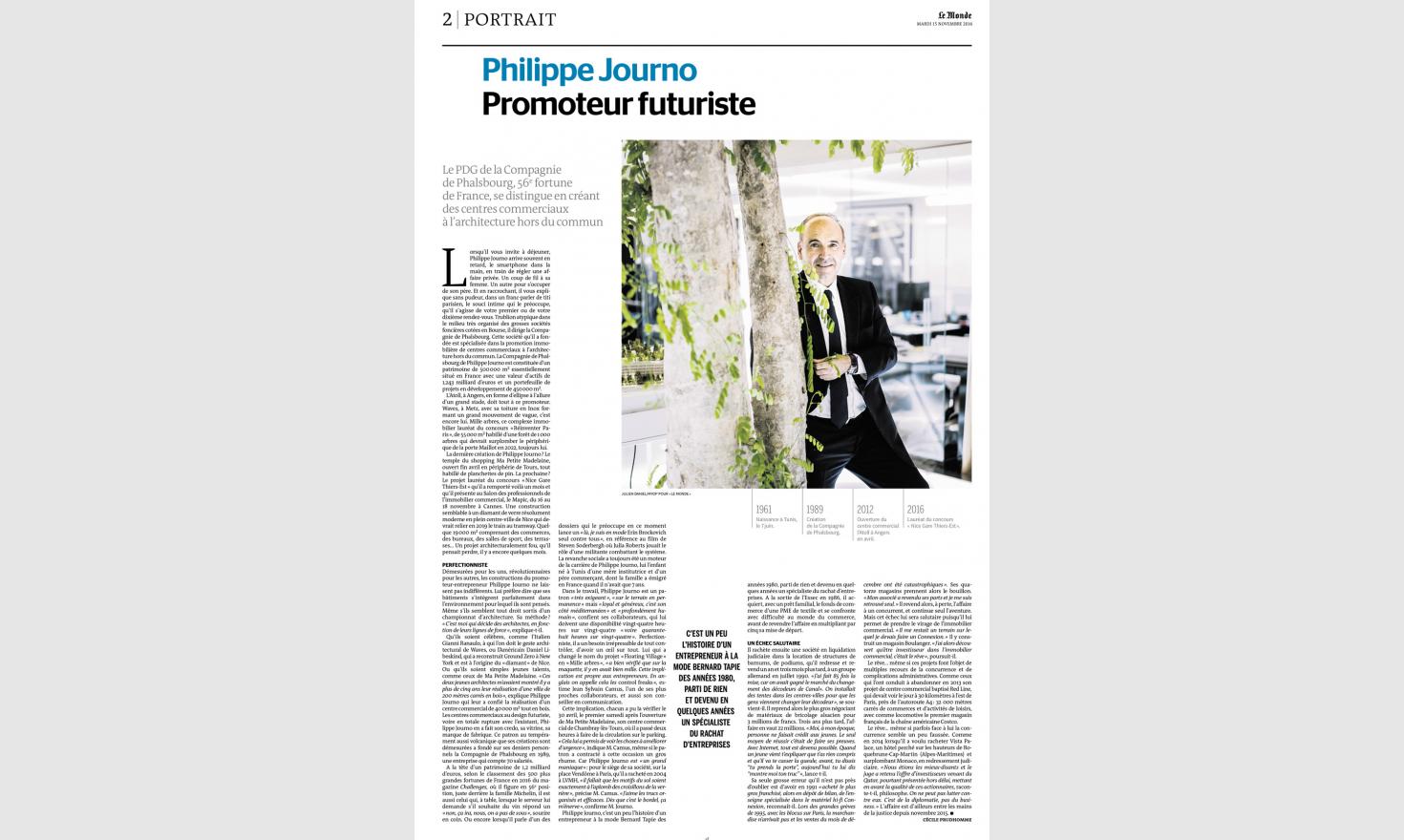 Le Monde. Philippe Journo