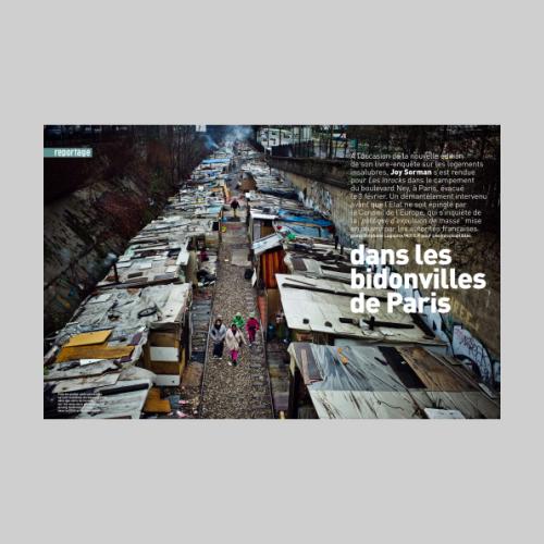 Dans les bidonvilles de Paris