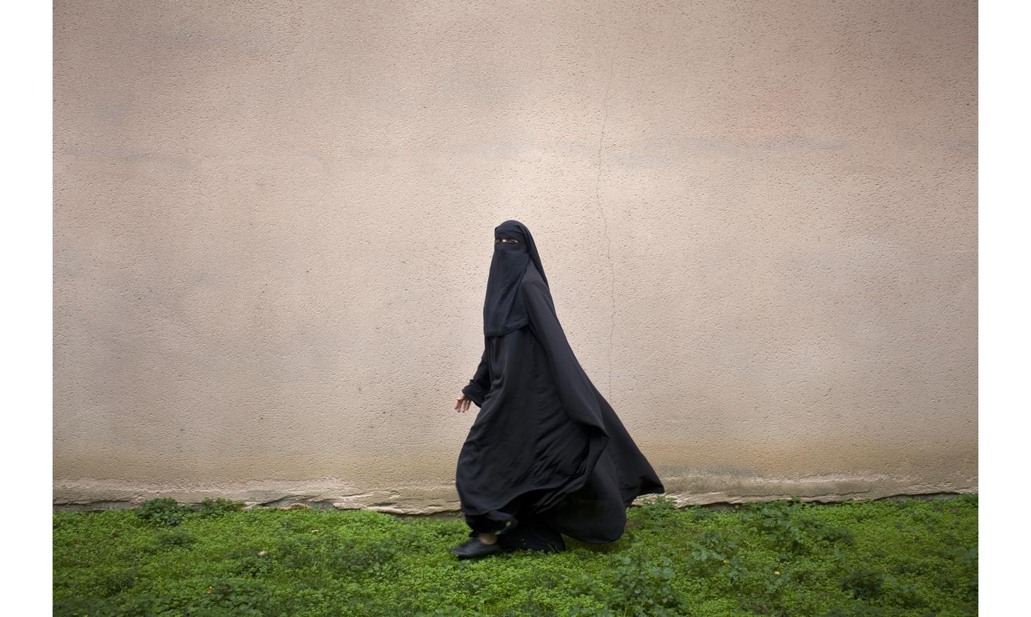 Toulouse, October 29, 2012. Souad Merah, sister of Mohamed Merah, french terrorist, perpetrator of Toulouse and Montauban shootings.