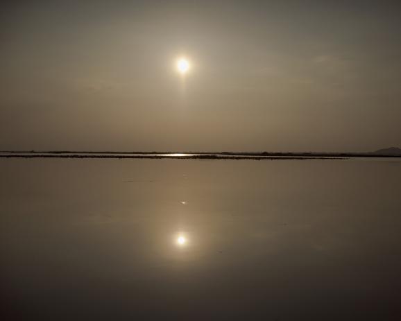 Kamping Puoy reservoir, near Battambang: symbol of the grandiose madness of the Khmer Rouge. More than 10 000 Cambodians, forced to dig this monumental barrage bare hands, died of starvation, bad treatments and sickness. Cambodia November 2019