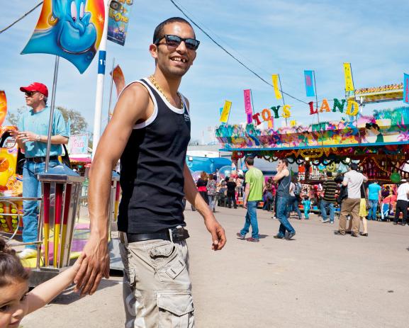 The funfaire of Trône, the most famous in France.